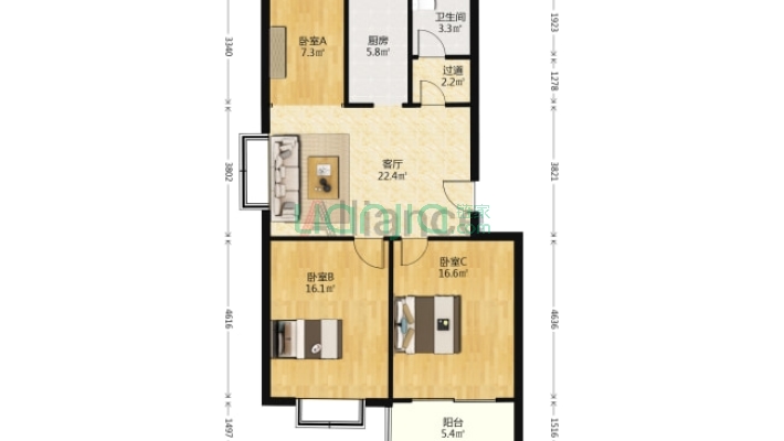 农村商业银行家属院（正阳路）二手房实景图
