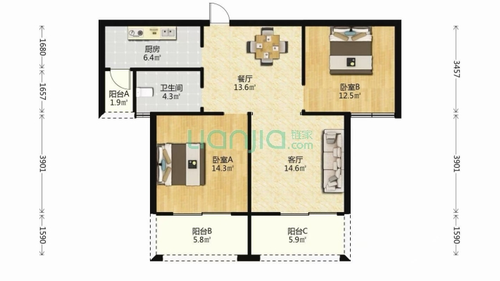 福安里二手房实景图
