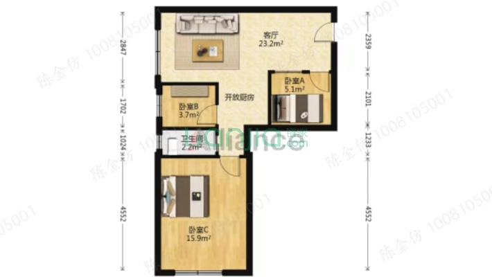 利南小区二手房实景图