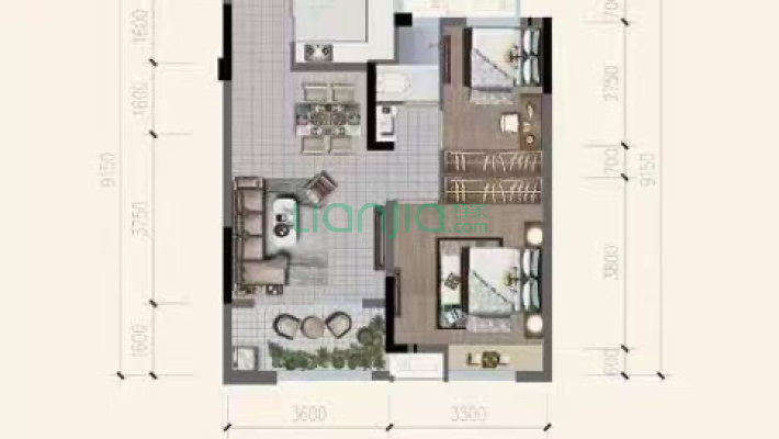鑫泰城北区二手房实景图