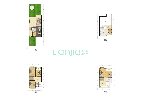 君临天下 5室2厅3卫 282平方