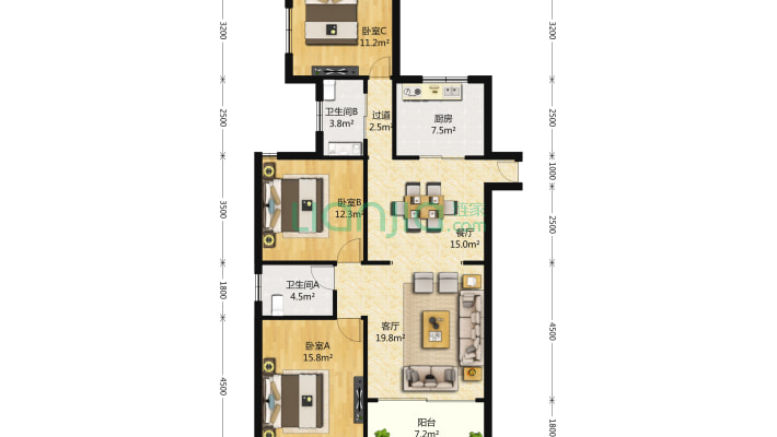 思致公寓二手房实景图