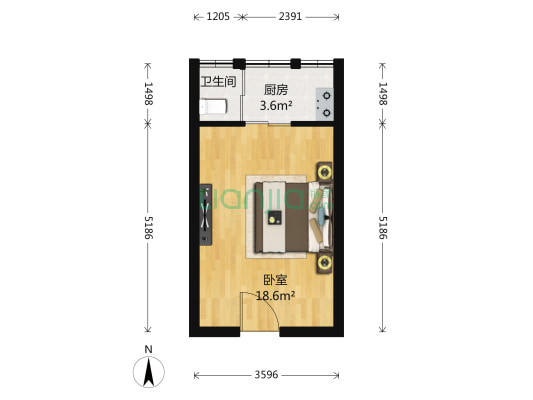 鹏盛村楼梯一房 满两年 红本 诚心卖