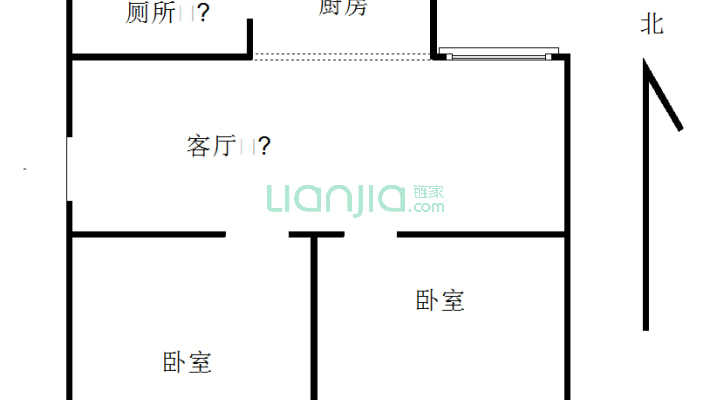 老彩印厂家属楼二手房实景图