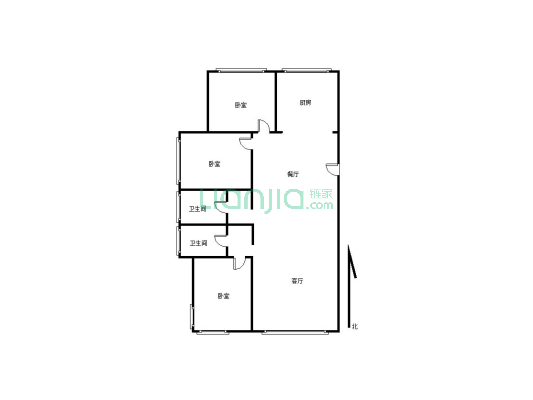 御园·桃李春风3-2-1-2 138.43m²-户型图