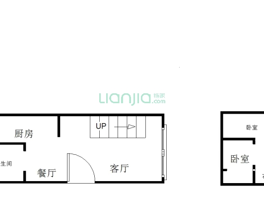 IFC国际金融中心 2室1厅 东-户型图