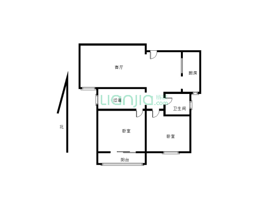 滨江国际这一套房子采光好，出行方便，税满可以按揭-户型图