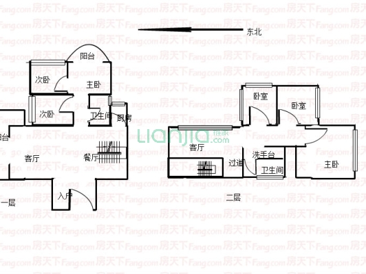 锦明花园 6室3厅 1200万