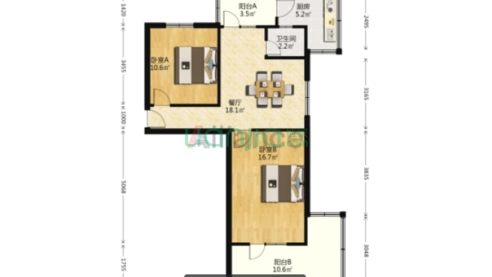 六中家属院二手房实景图