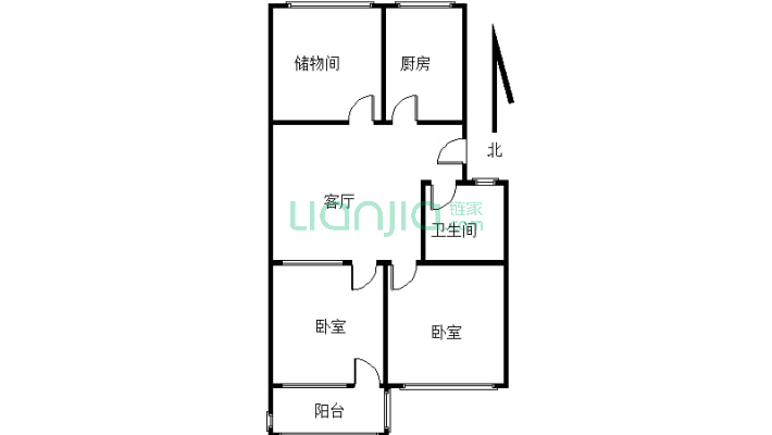 双合小区二手房实景图