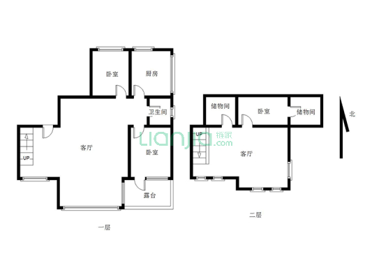 此房满五唯一 南北通透 带汗蒸房 全天采光-户型图