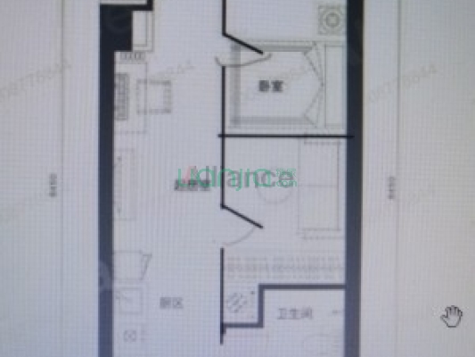 高铁精装一居室拎包直接住省事省心-户型图