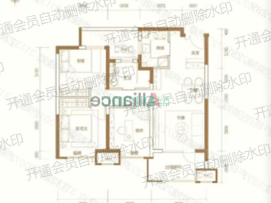 央企开发，教具配套，距离京港澳高速一公里-户型图