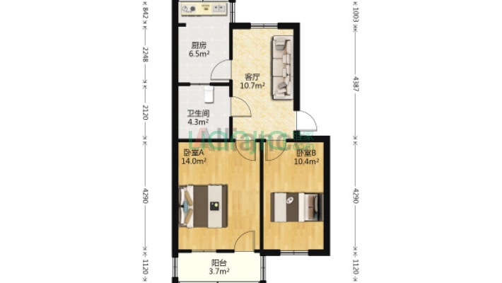 健康新村东区二手房实景图