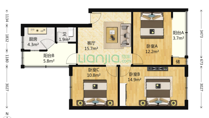 西安中路一巷35号二手房实景图