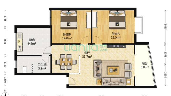 城管集资楼二手房实景图