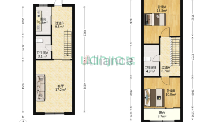 金色年华二手房实景图