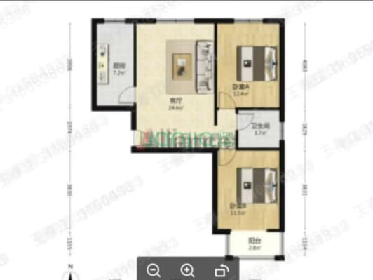 交通便利，购物生活方便，配套齐全-户型图