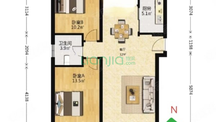 江西新华印刷厂住宅小区二手房实景图