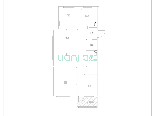 大社区 南北通透 好楼层 采光视野好 北京公交直达小区-户型图