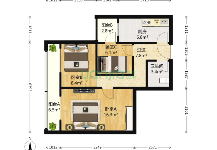 北京小区 朝阳小区 芍药居小区 芍药居北里小区 芍药居北里户型大全