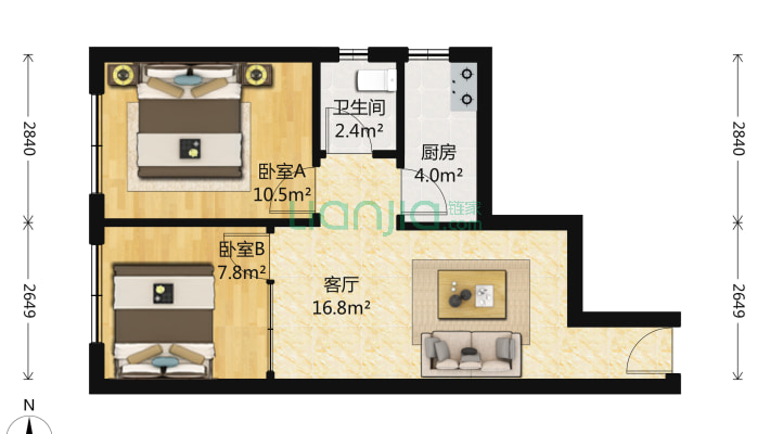 武北公寓二手房实景图