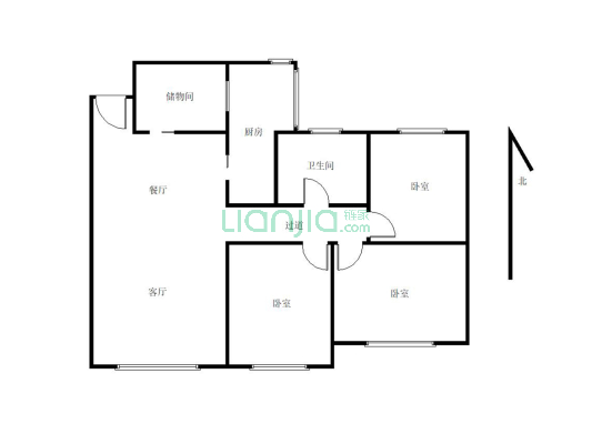 本房是房子简单舒适，可以直接拎包入住-户型图