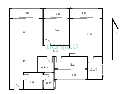 房子位于双发广城，是个新楼盘，房东随时可以。-户型图