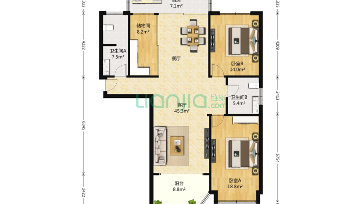 中海景苑二手房实景图