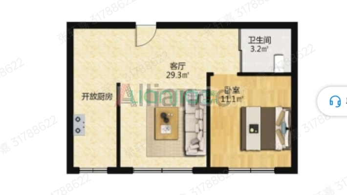 高新兴华园B区二手房实景图