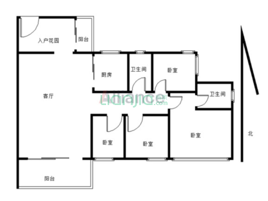 高层南向，视野开阔，正规四房，格局好