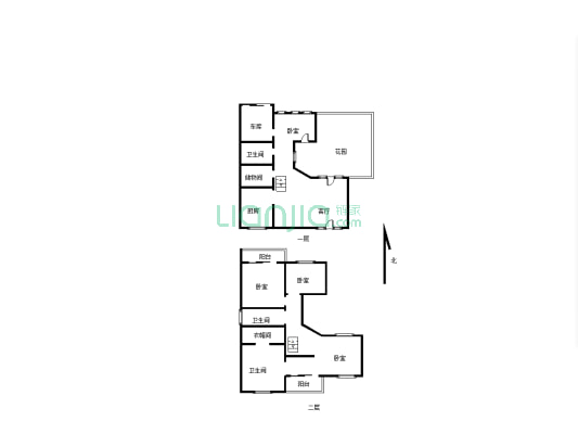 新湖仙林翠谷 4室2厅 230.45平米-户型图