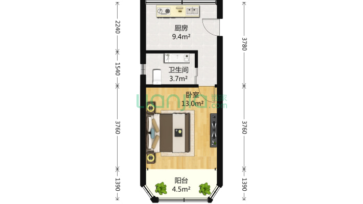 上南二村洪高小区二手房实景图