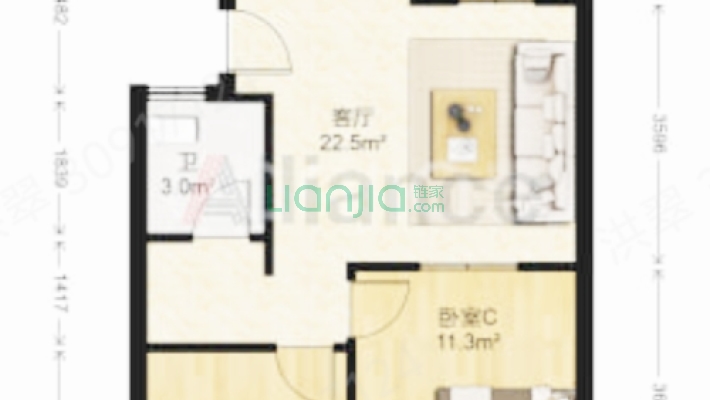英雄山中学家属院二手房实景图