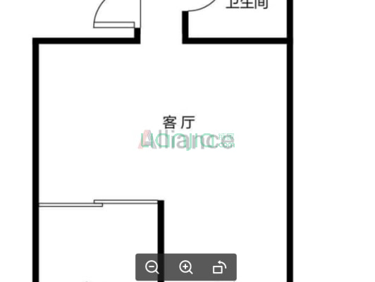 佟山南小区 3室1厅 南 北-户型图