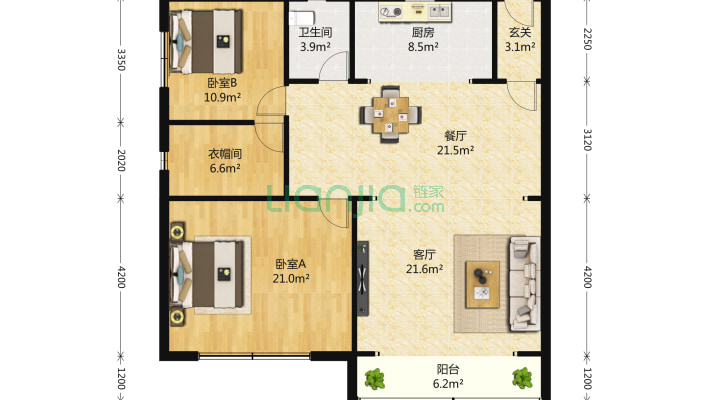 富都花园二手房实景图