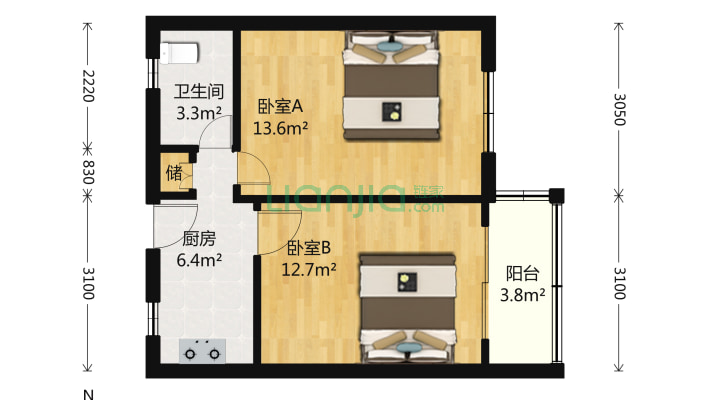 大孚新村二手房实景图