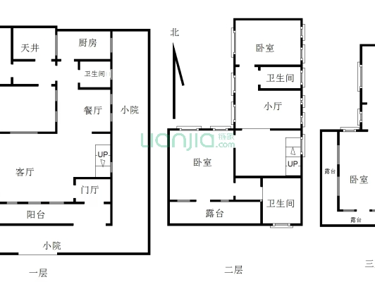 4A级高尔夫别墅景区，北美风格，大花园  三面环院-户型图