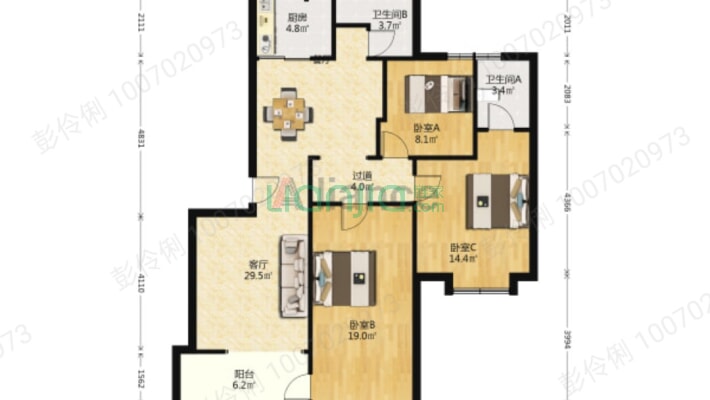 丽天家园二手房实景图