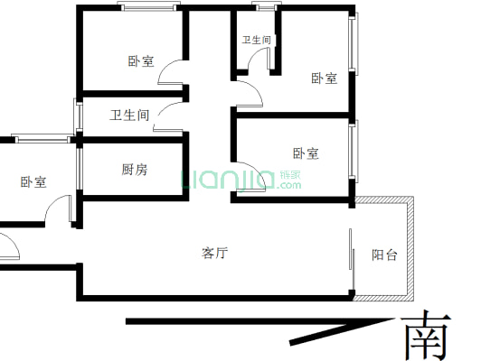 万虹花园3+1户型，高档精装修，保养新，带大平台，