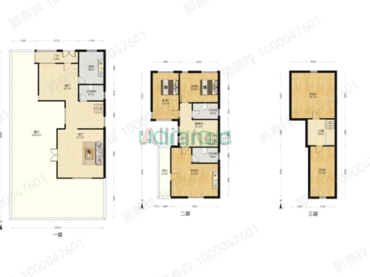 东京都高尔夫 独栋别墅 带大院子 满五税低-户型图
