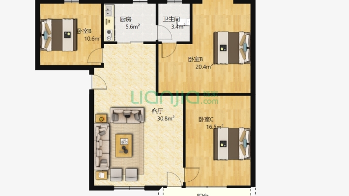 金田花园二手房实景图