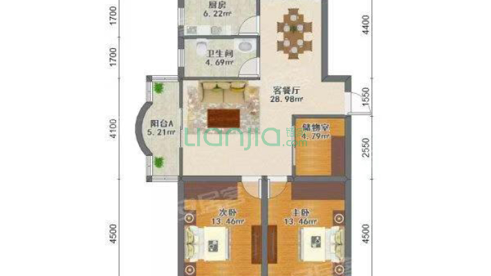 枫桥苑二手房实景图