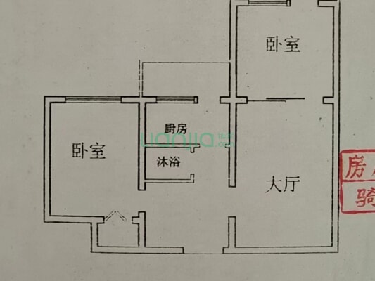 范阳路 铁道部建厂局 中间楼层-户型图