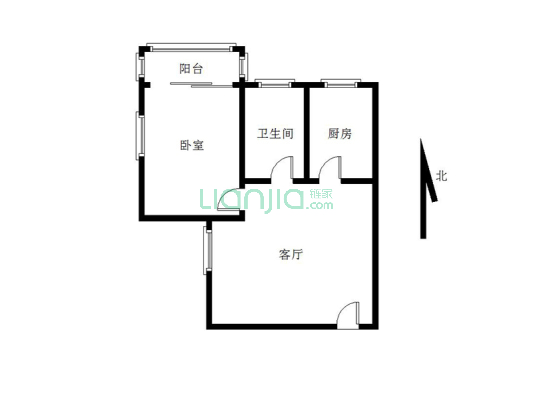 楼层好 视野宽阔 采光充足 ，交通便利-户型图