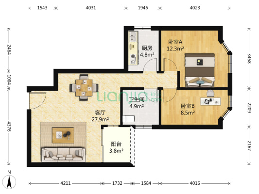 房子满五年 配套齐全 近深高 香蜜公园