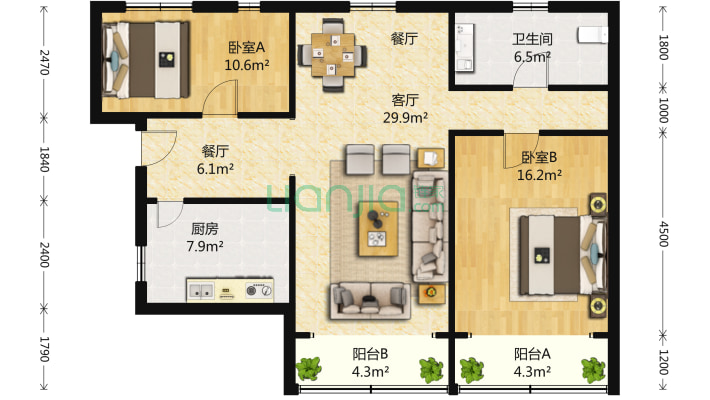 东明广场二手房实景图