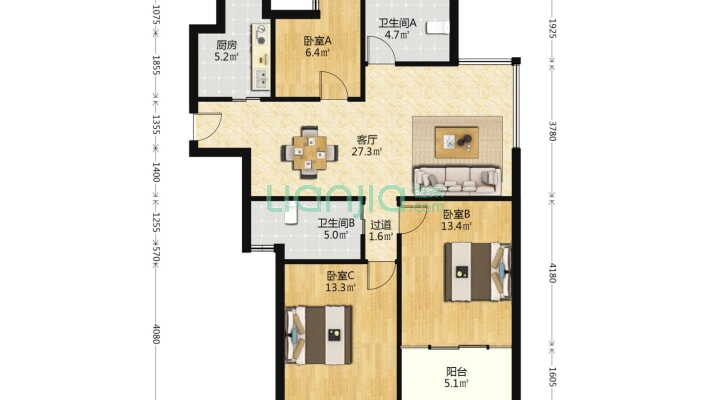 天顺园二手房实景图