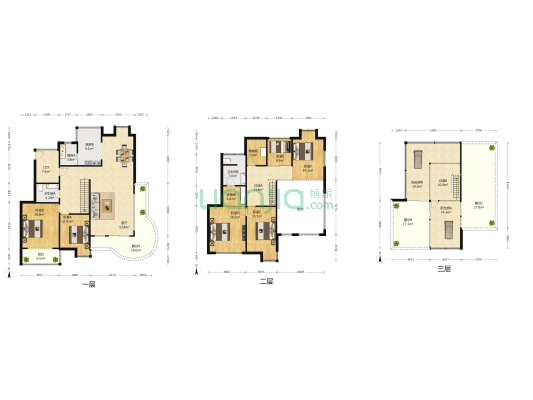 天泓山庄怡山苑 6室1厅2卫 233平方