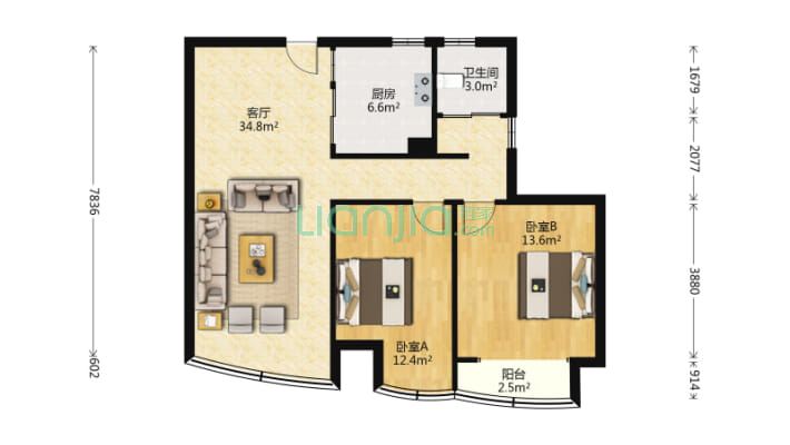 沛县雨润城二手房实景图